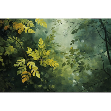 Tableau Peinture Thème Feuilles